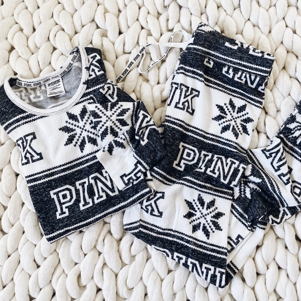 PINK Victoria’s Secret Thermal Pajamas